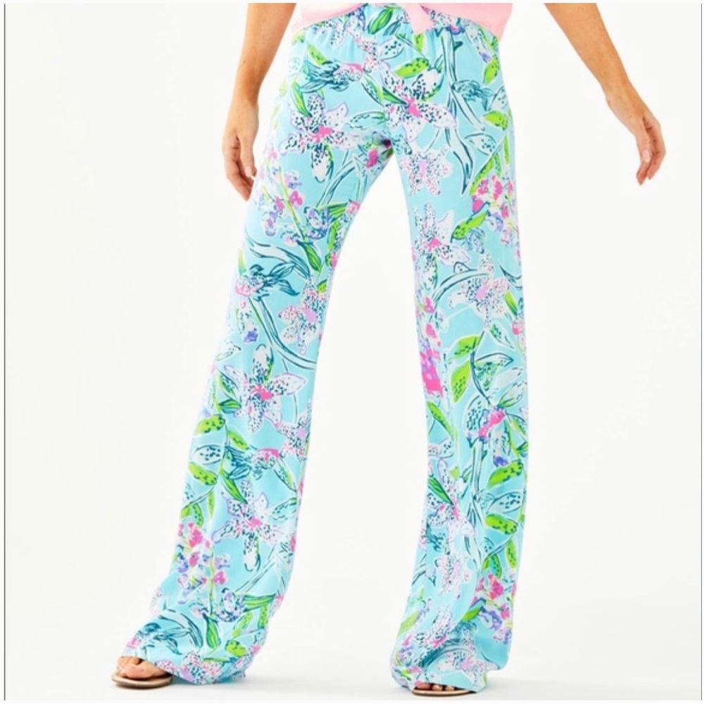 Lilly Pulitzer Bal Harbour Palazzo Sway This Way Size Small